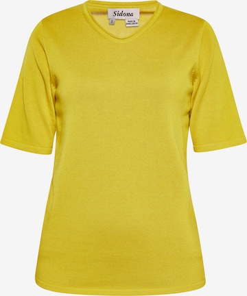 Pull-over Sidona en jaune : devant