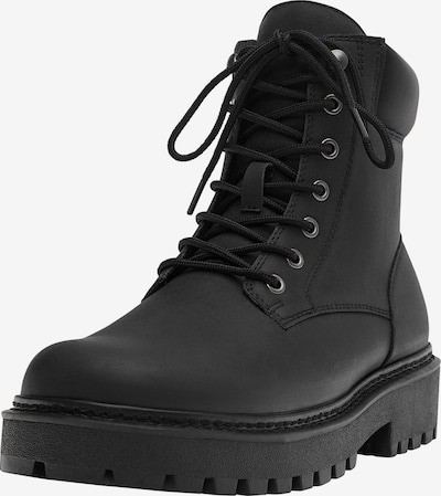 Pull&Bear Buty sznurowane 'STWD' w kolorze czarnym, Podgląd produktu