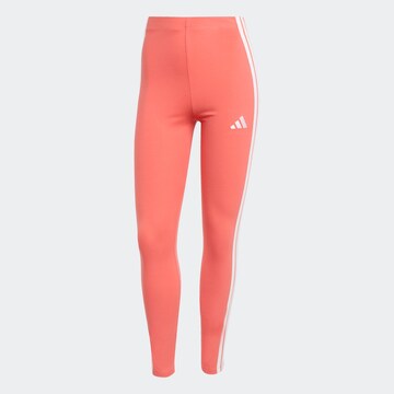 ADIDAS SPORTSWEAR Skinny Workout Pants 'Essentials' in Orange: front