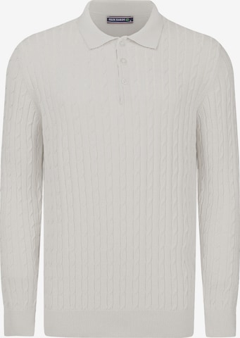 Pull-over Felix Hardy en blanc : devant