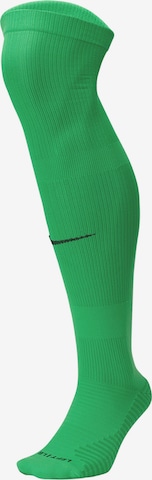 NIKE Soccer Socks in Green: front