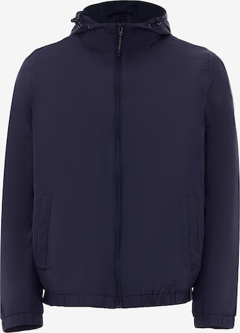 Mozzaar Between-Season Jacket in Blue: front