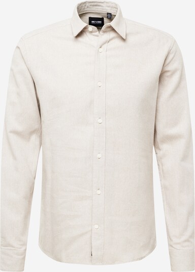 Only & Sons Camisa 'BEN' en blanco lana, Vista del producto