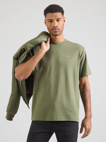 G-STAR Shirt 'True' in Green: front