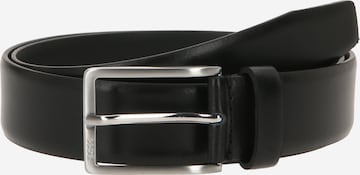 Ceinture 'Erman' BOSS Black en noir : devant