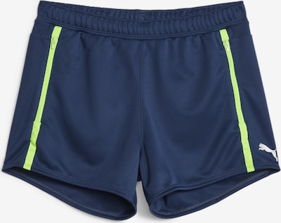 PUMA Pantalon de sport 'BLAZE' en bleu marine / vert fluo / blanc, Vue avec produit