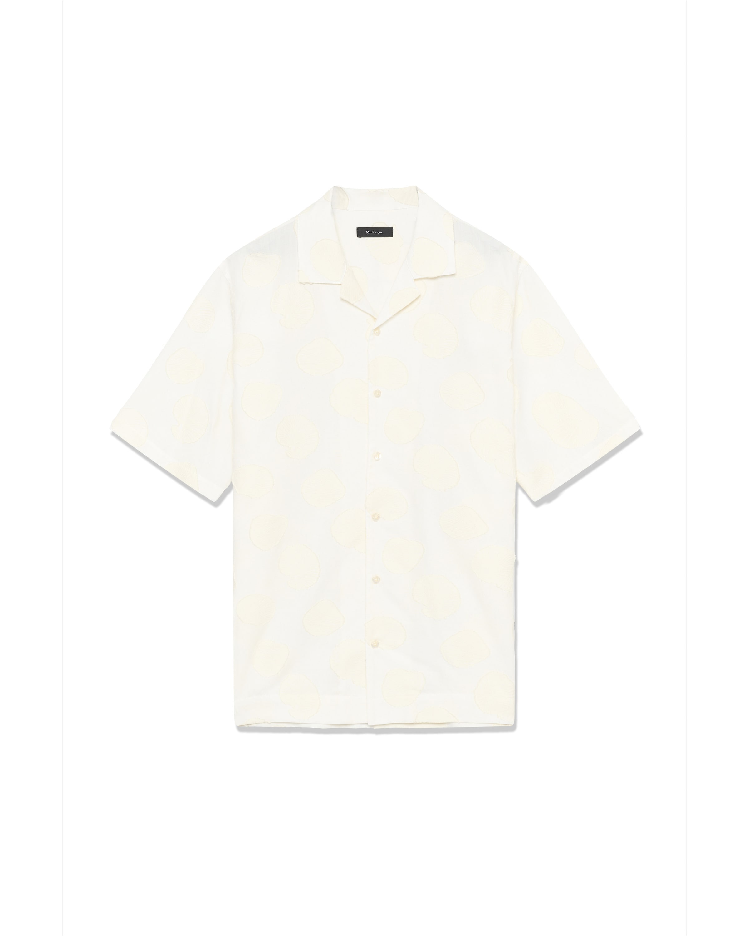 Matinique Regular fit Overhemd 'MAklampo' in Wit: voorkant