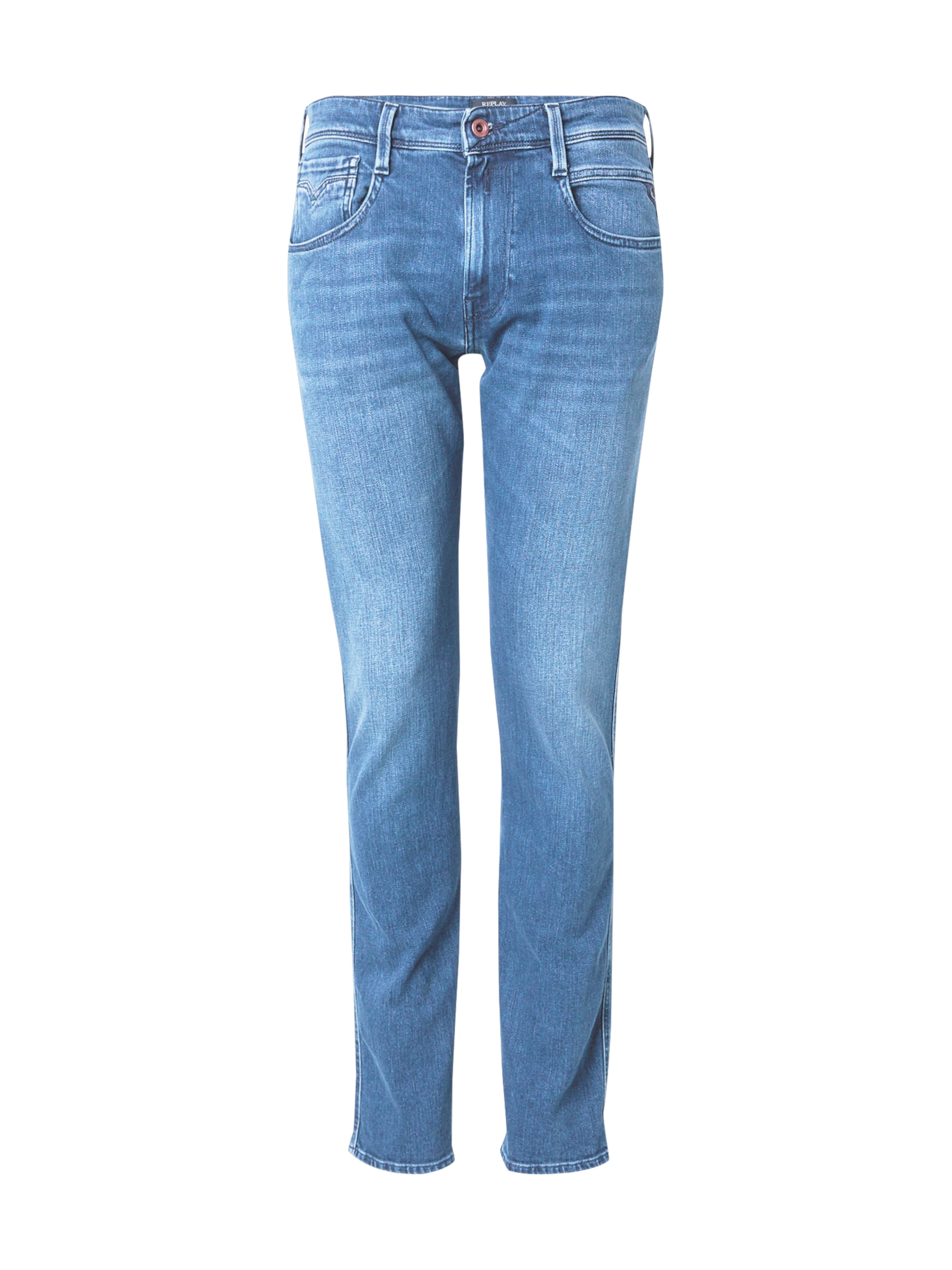 regular Jeans 'ANBASS' di REPLAY in blu: frontale