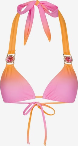 Moda Minx Triangen Bikiniöverdel 'Club Tropicana' i orange: framsida
