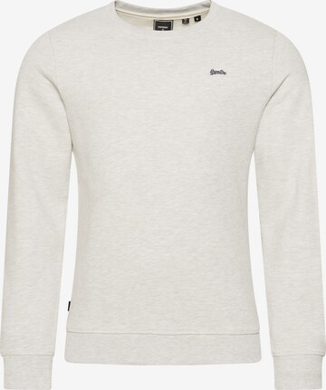 Superdry Sweatshirt in Grijs: voorkant