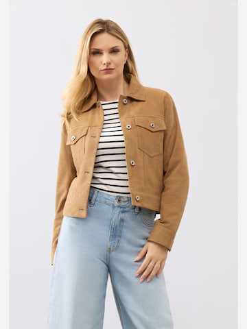 Veste mi-saison Bolongaro Trevor en marron : devant