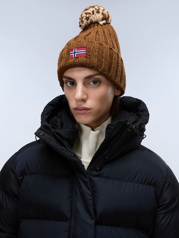 Bonnet 'Semiury W 3' NAPAPIJRI en marron : devant