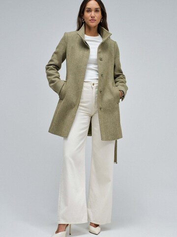 Salsa Jeans Between-Seasons Coat 'The Reimagined Wool Coat' in Green