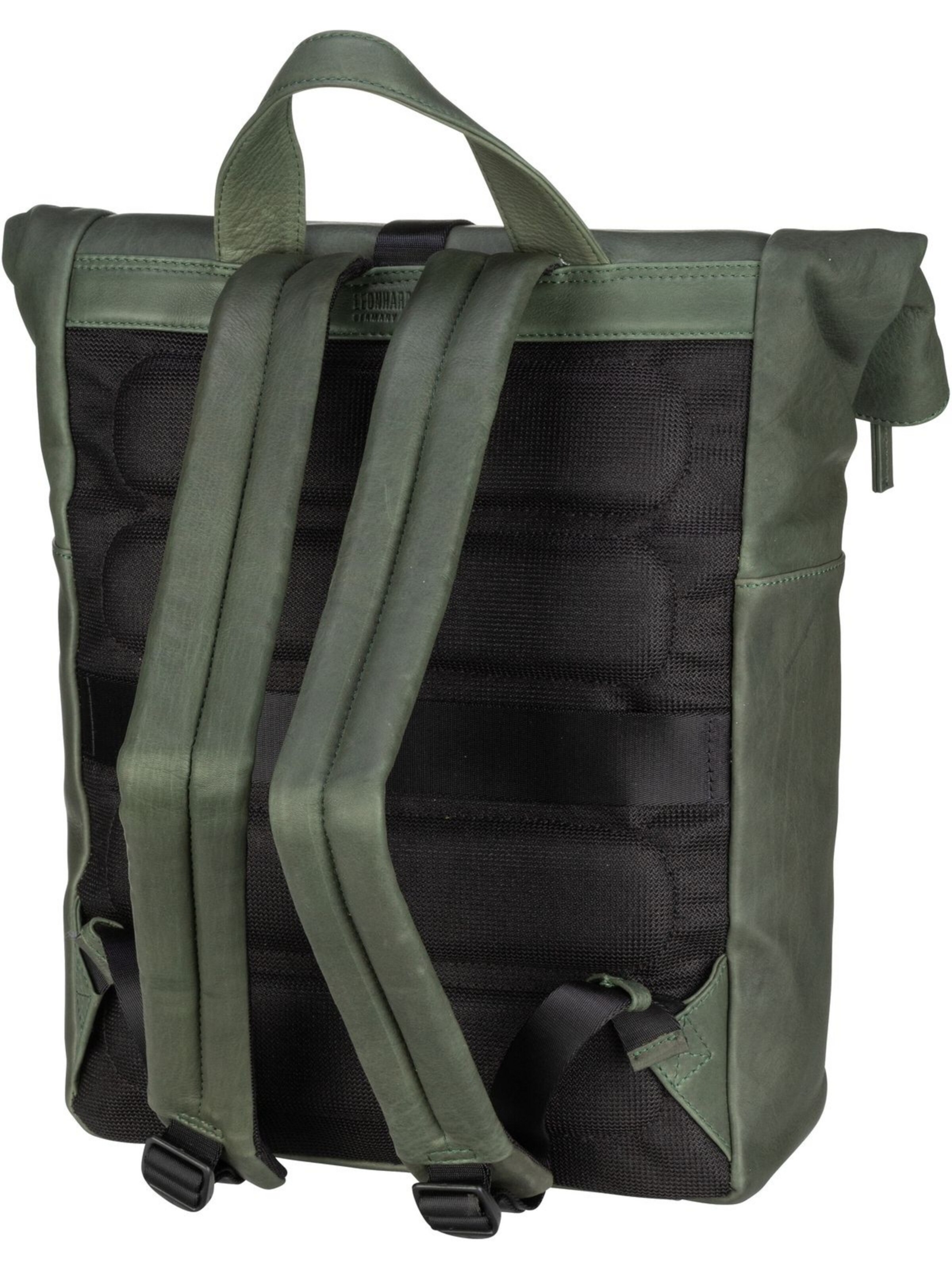 LEONHARD HEYDEN Backpack 'Den Haag' in Green