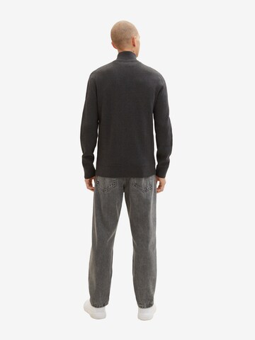 TOM TAILOR Knit cardigan in Grey