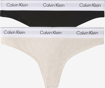 Calvin Klein Underwear String in Beige: Vorderseite