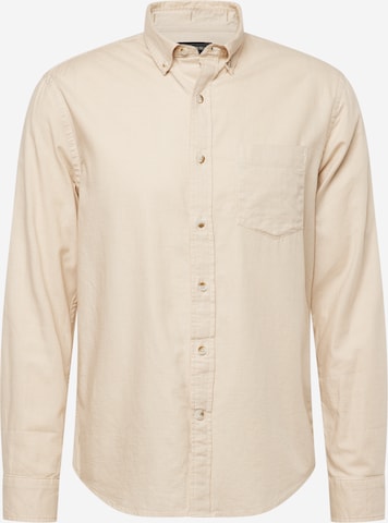 Banana Republic Button Up Shirt in Brown: front