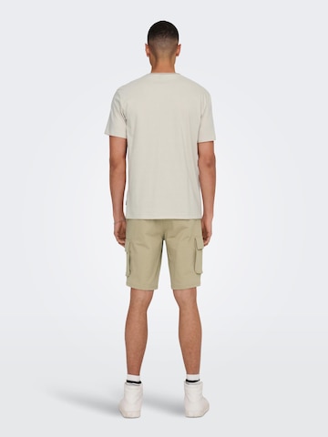 Only & Sons T-shirt 'Bale' i beige
