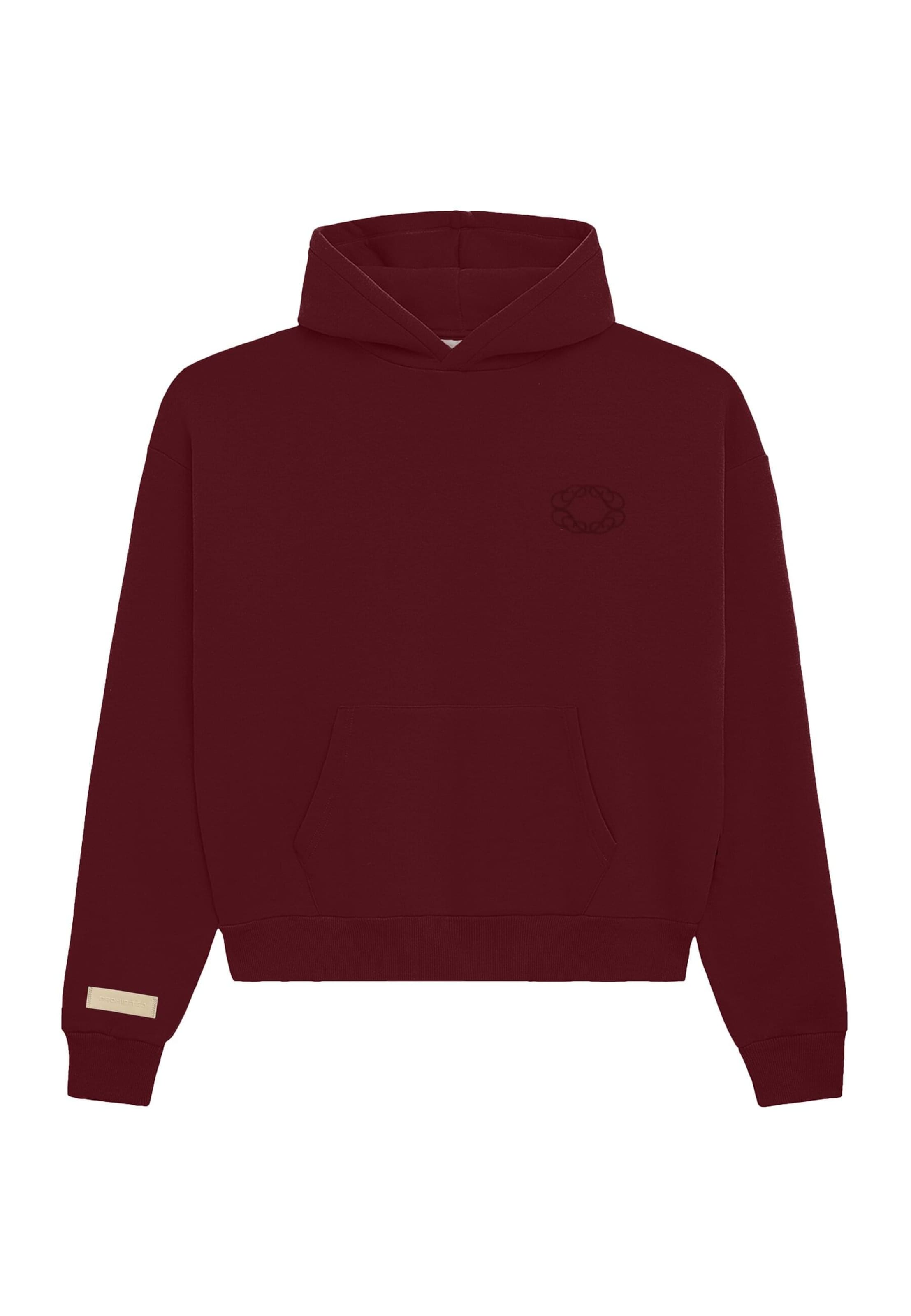 Prohibited Mikina 'Legacy' – červená: přední strana