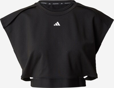 ADIDAS PERFORMANCE Sports top 'Power' in Black / White, Item view