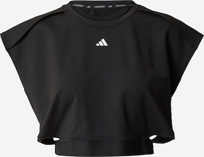 ADIDAS PERFORMANCE Sports Top 'Power' in Black / White, Item view
