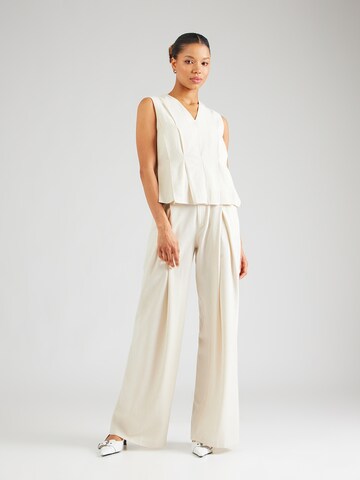 millane - Loosefit Calças em bege