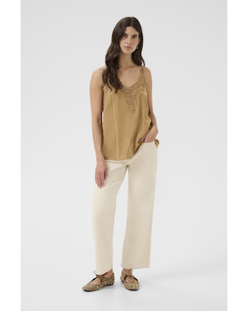 Cream Top in Beige
