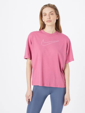 NIKE - Camiseta funcional en rosa: frente