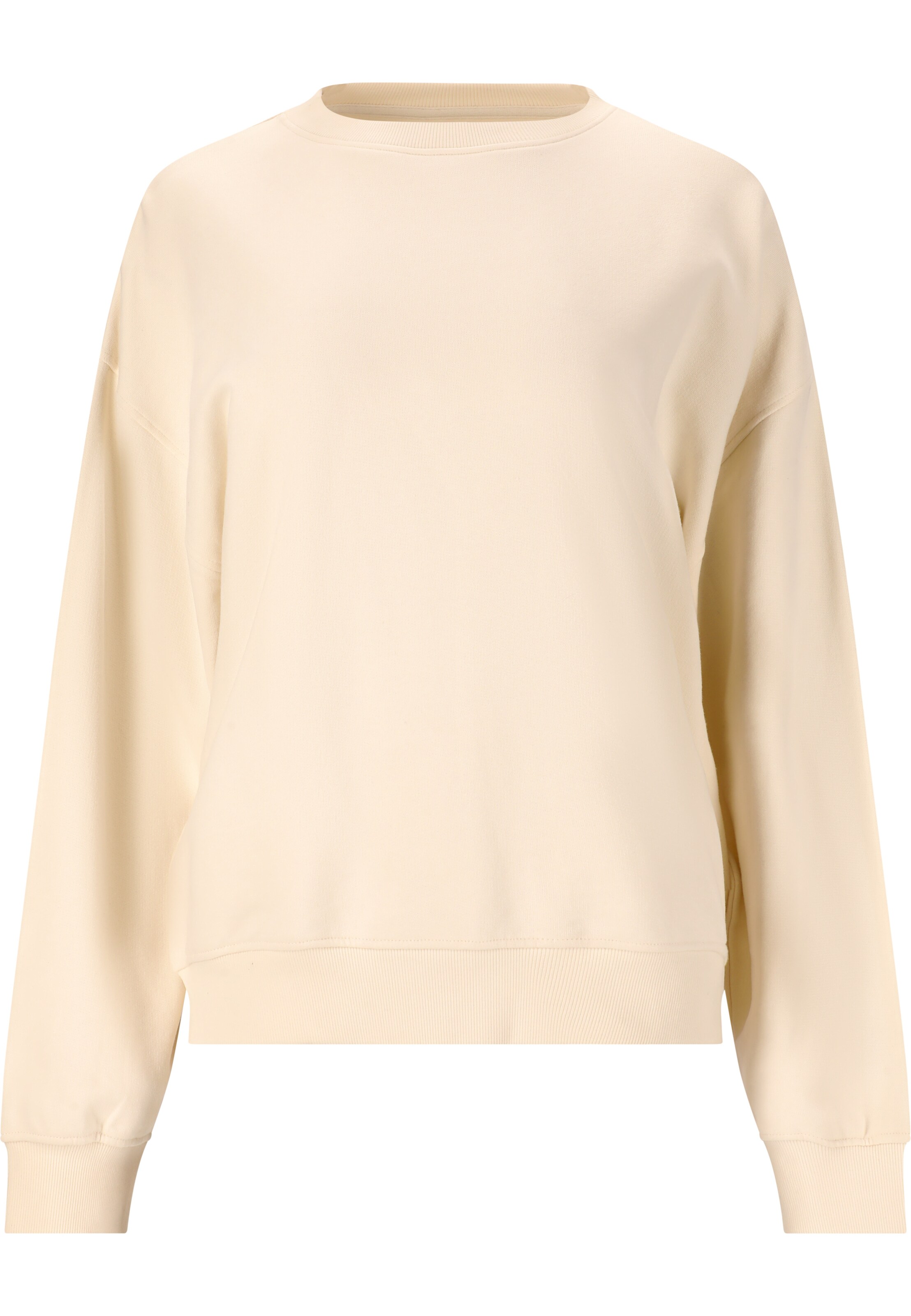 Athlecia Sports sweatshirt 'Cabell' in Beige: front