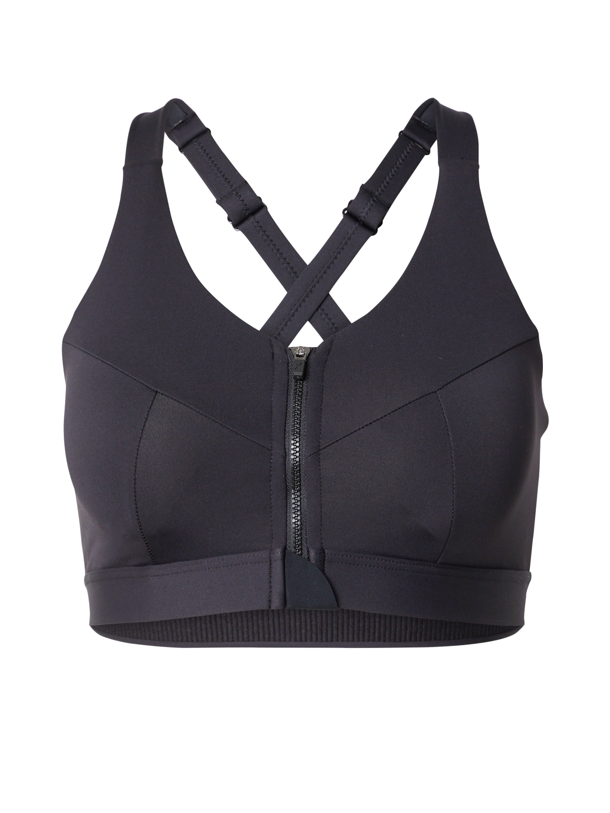 Hunkemöller Bustier Sport-BH 'The Pro L3' in Schwarz: Vorderseite