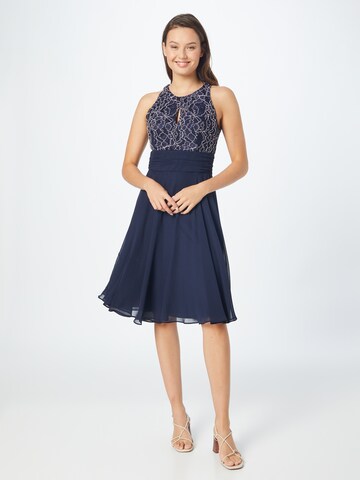 VM Vera Mont Cocktail Dress in Blue: front