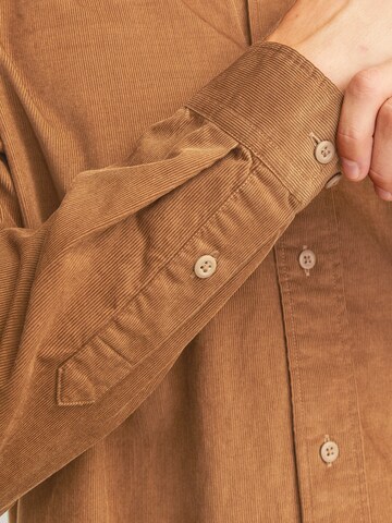 JACK & JONES Regular fit Πουκάμισο 'JPRCcregent' σε καφέ