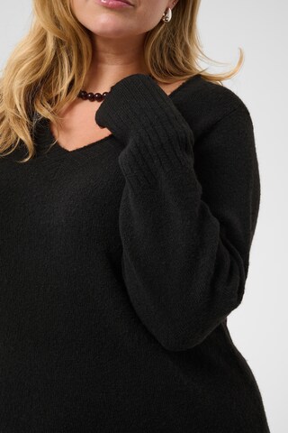 KAFFE CURVE - Vestido de malha 'Erina ' em preto