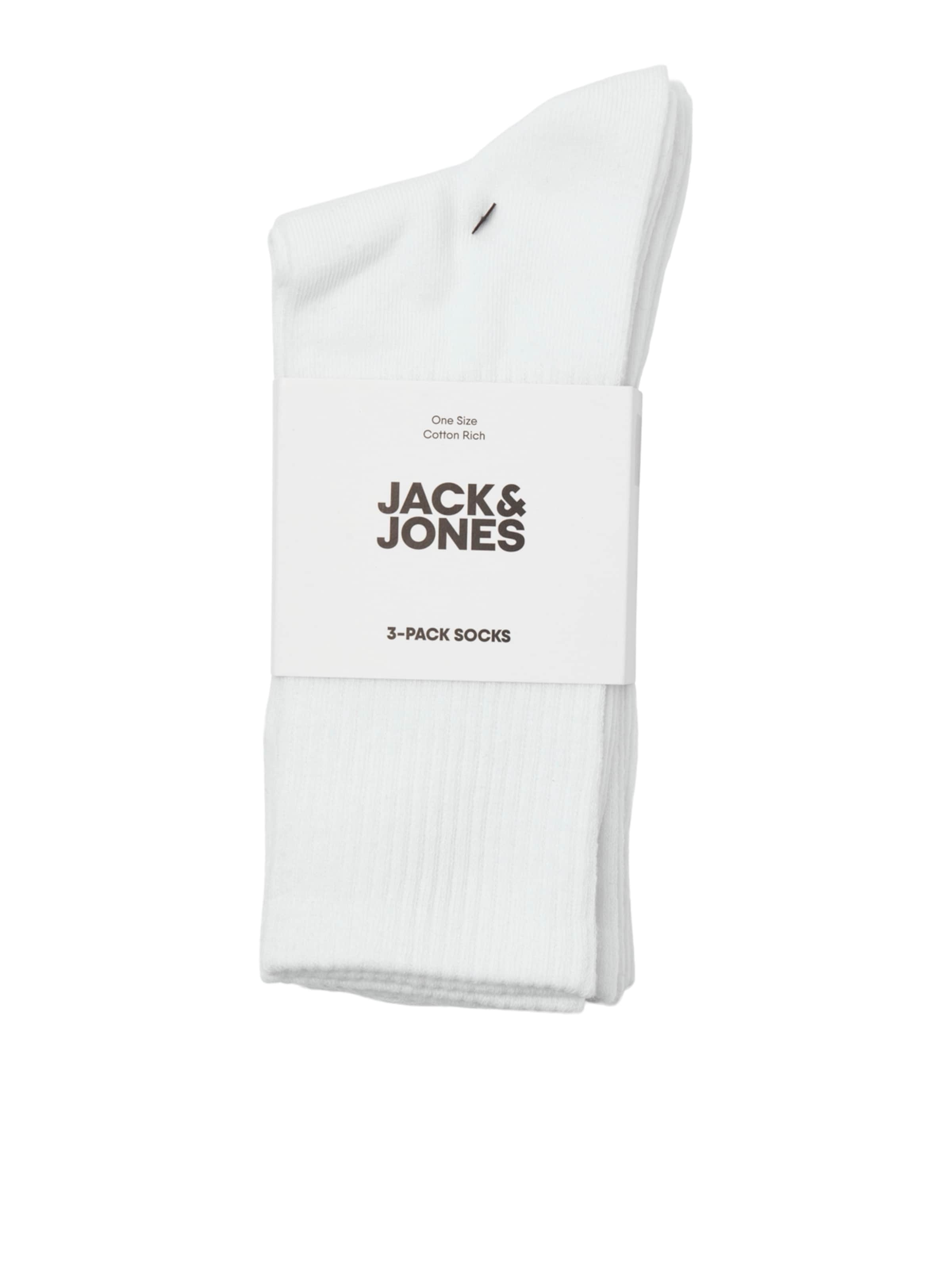 JACK & JONES Κάλτσες 'JJCHARLES' σε λευκό