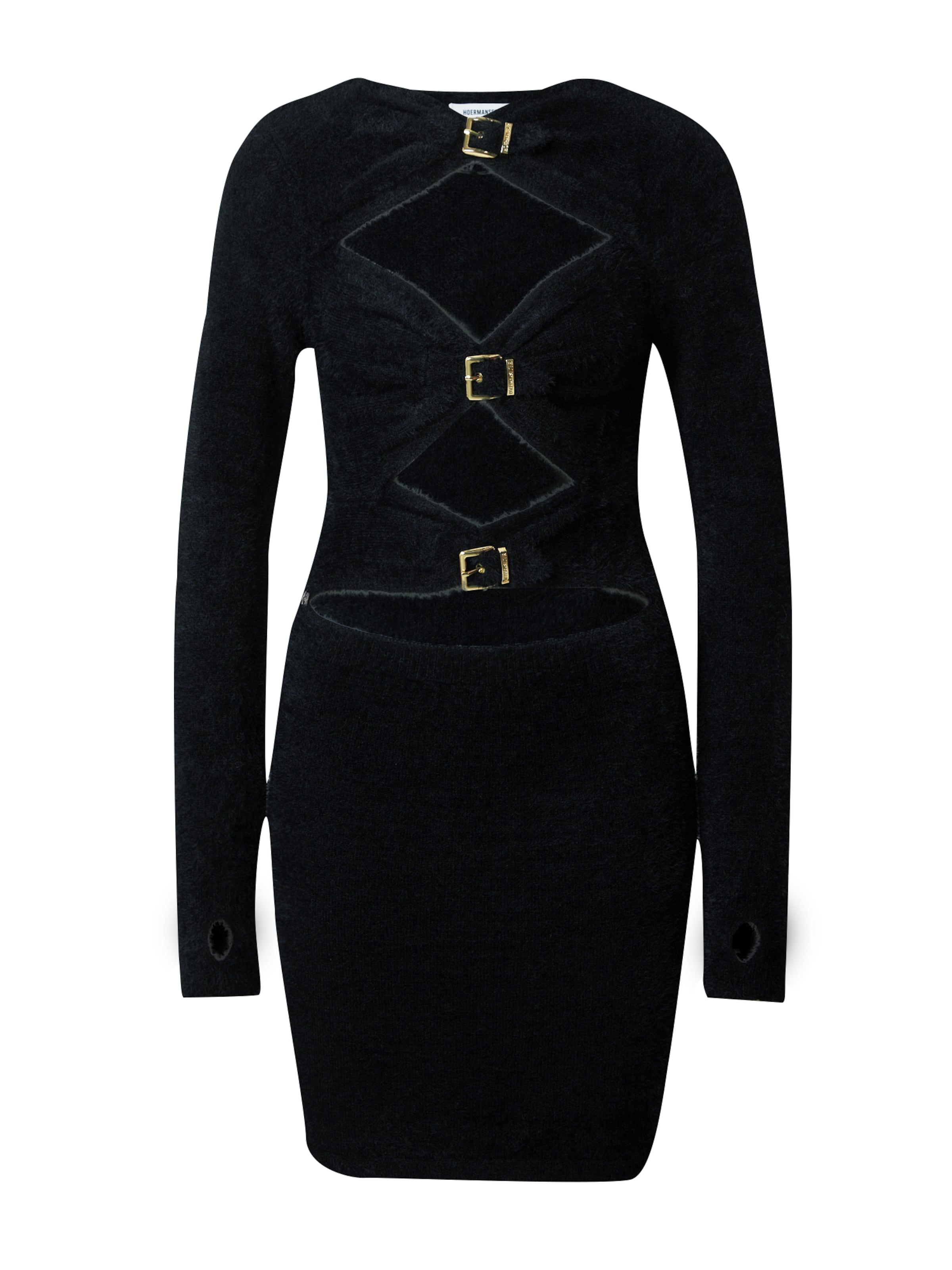 Hoermanseder Трикотажное платье &#x27;Klea&#x27; в Золотой / Черный, Обзор товара