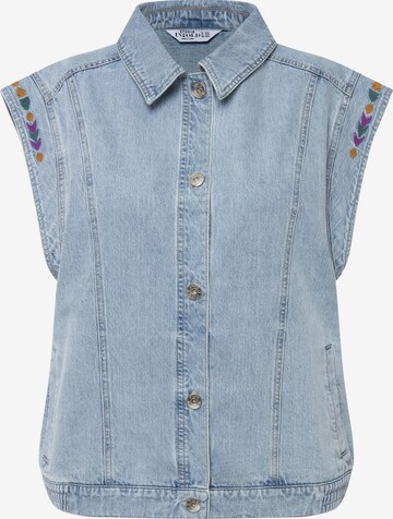 Studio Untold Vest in Blue: front