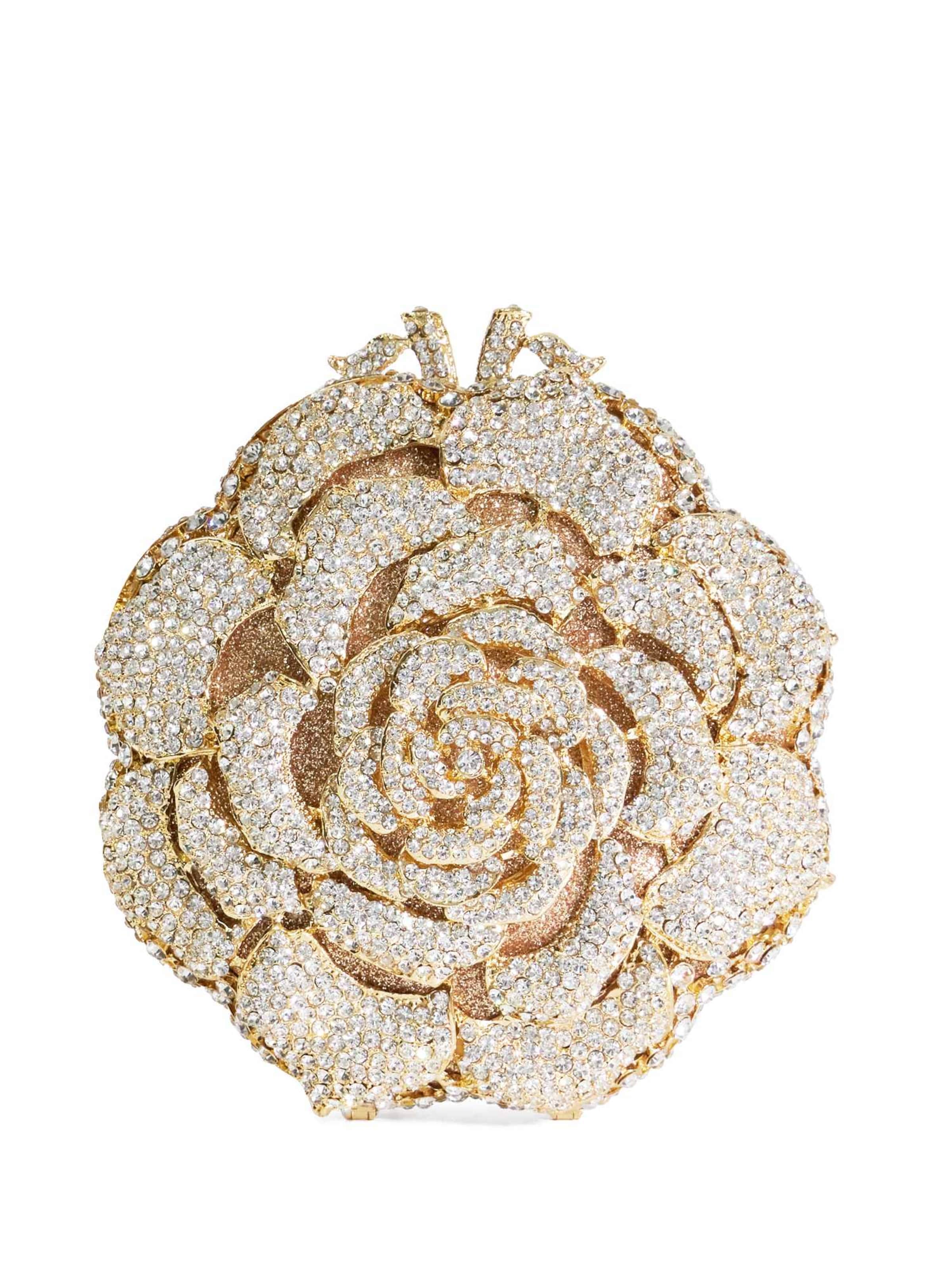 Dune LONDON Clutch 'BLING' in Gold