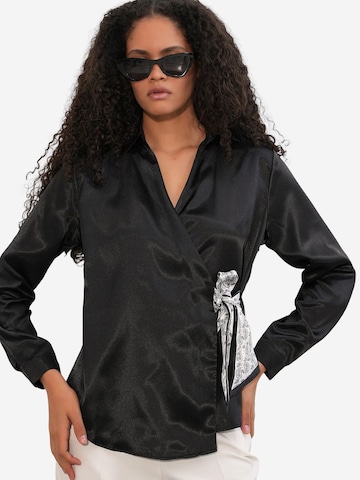 Bigdart Bluse in Schwarz