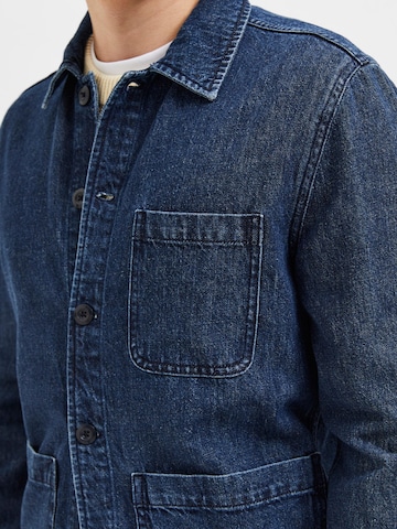 SELECTED HOMME Between-Season Jacket 'Benjamin' in Blue