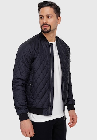 INDICODE JEANS Between-Season Jacket 'Novak' in Black