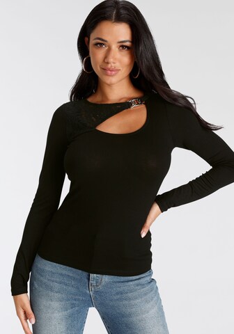 MELROSE Shirt in Black: front
