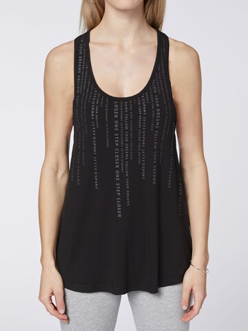 Jette Sport Sports Top in Black