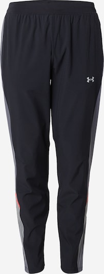 Sportinės kelnės 'Velociti' iš UNDER ARMOUR, spalva – pilka / rožinė / juoda, Prekių apžvalga