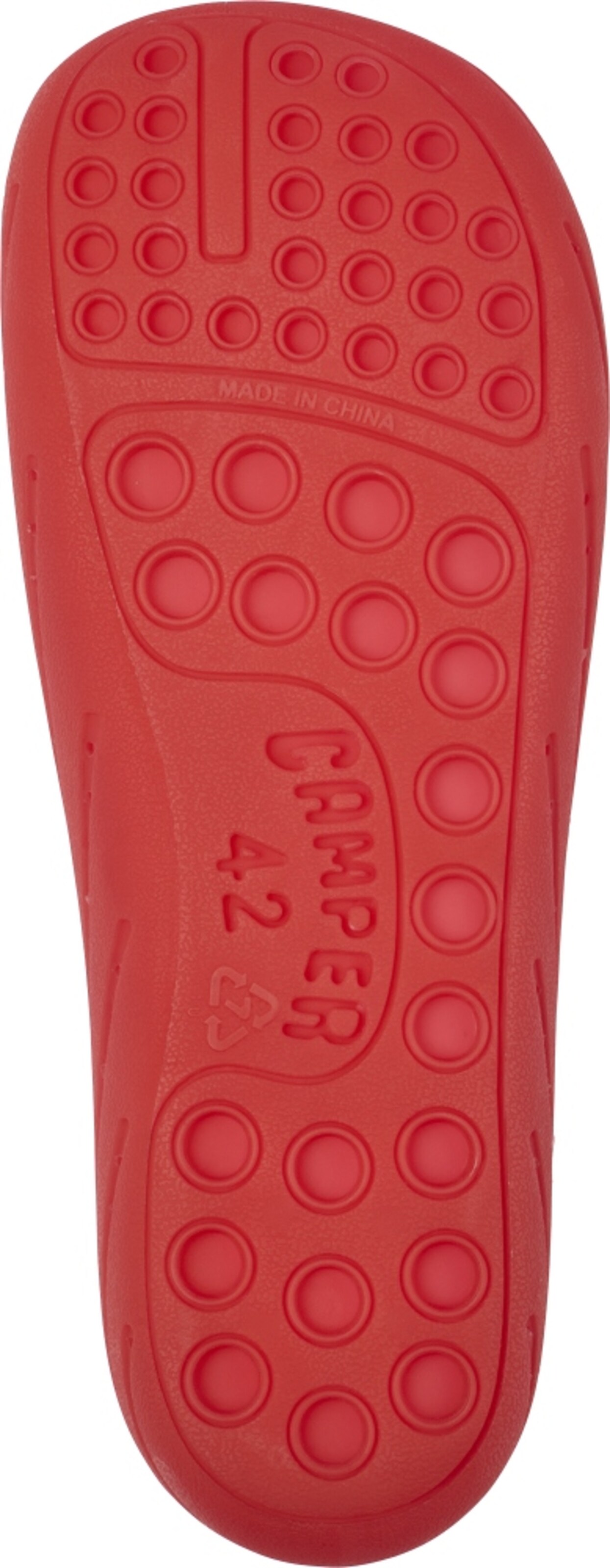 Männer Offene Schuhe CAMPER Pantolette ' Wabi ' in Rot - YP44044 Männer Offene Schuhe CAMPER Pantolette ' Wabi ' in Rot - YP44044