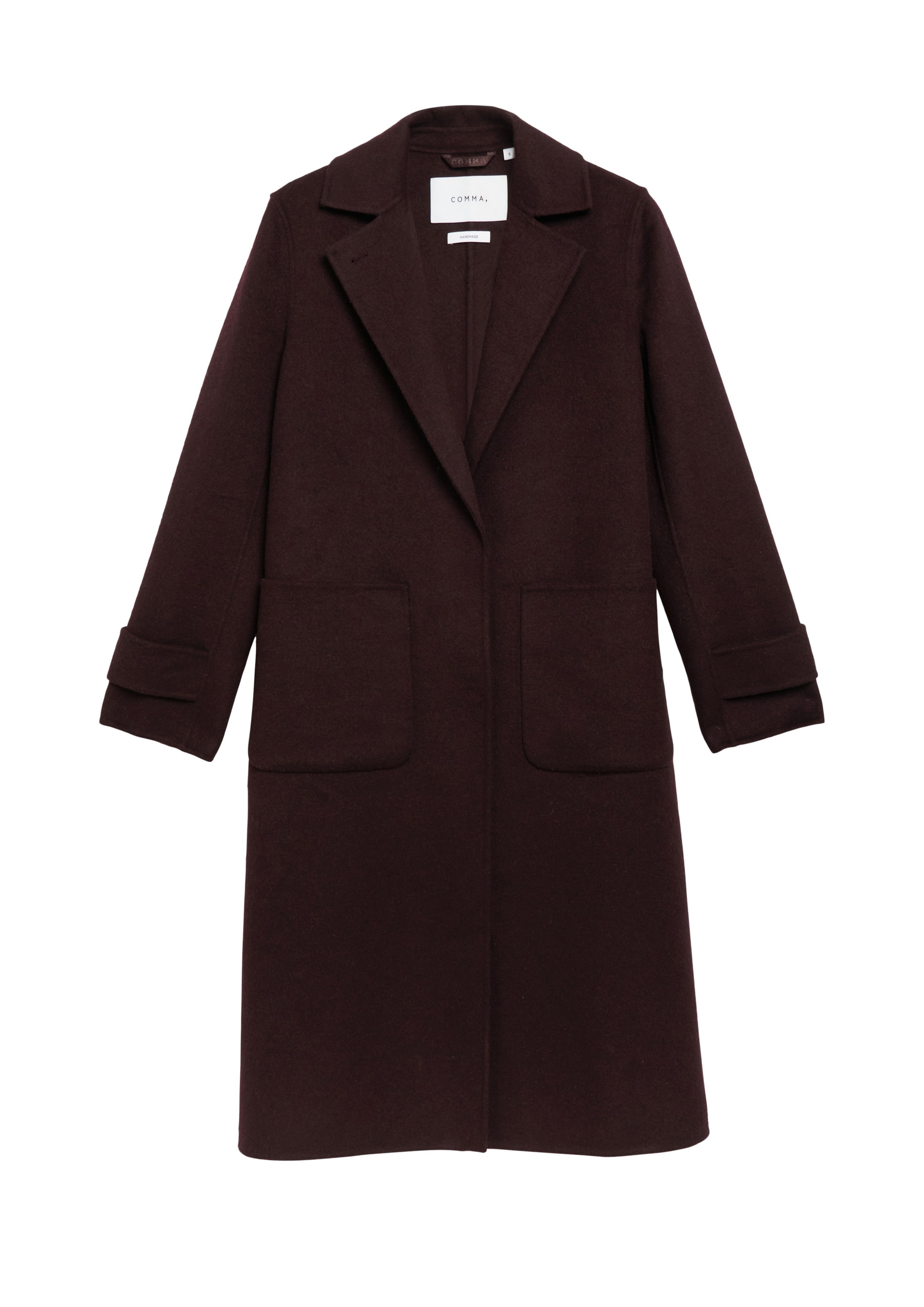 Manteau mi-saison COMMA en rouge : devant