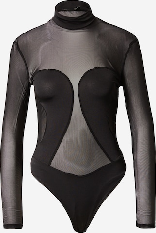 NLY by Nelly Blouse Bodysuit in Black: front