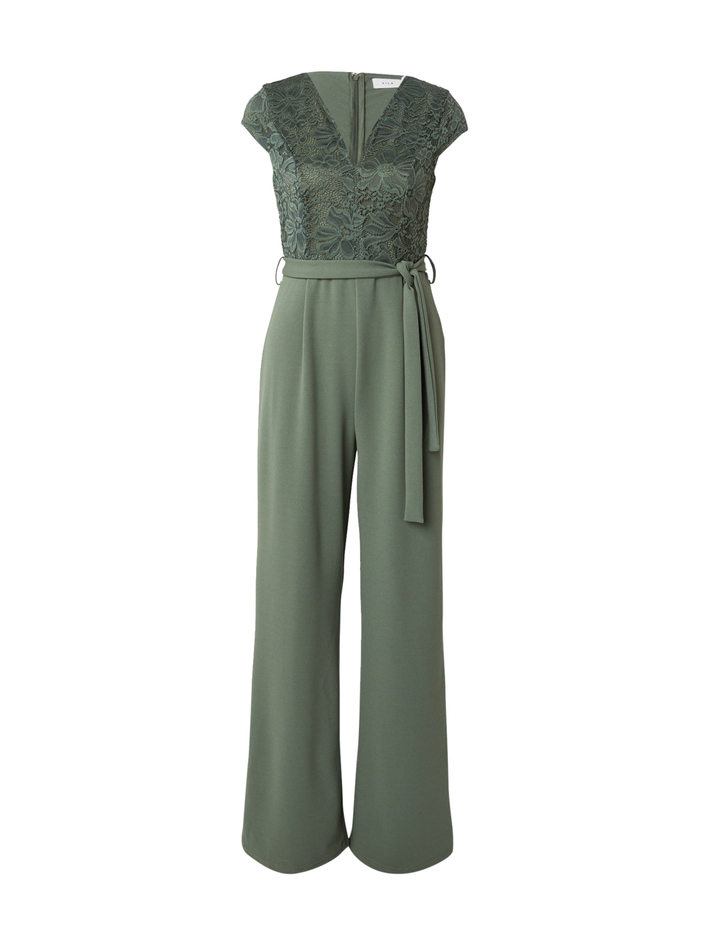 VILA - Jumpsuit en verde: frente