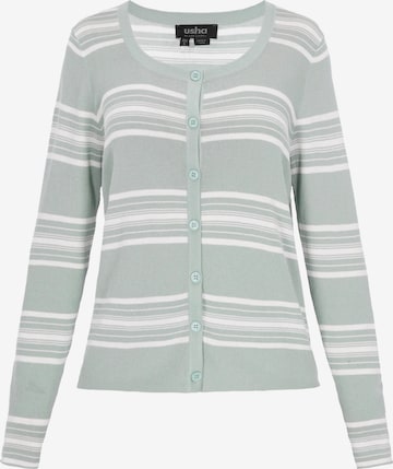 usha BLACK LABEL Strickjacke 'Classic' in Grün: Vorderseite