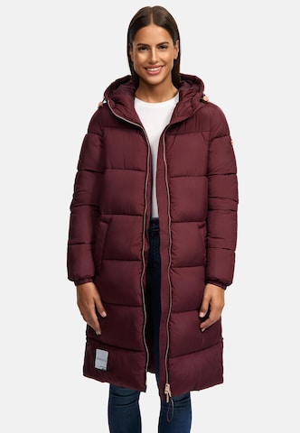 MARIKOO - Abrigo de invierno en rojo: frente