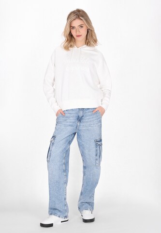 MYMO - Sudadera 'Back To School' en blanco